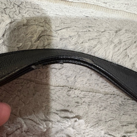 Betsey Johnson Black and White Chevron Crossbody Bag - Picture 9 of 12